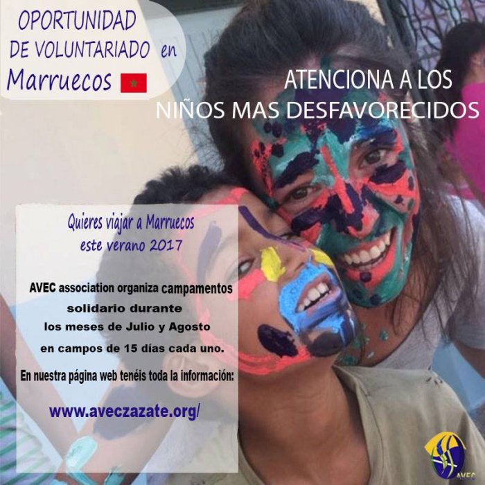 Voluntariado en Marruecos verano 2017, Marruecos  con AVEC - SPAM -