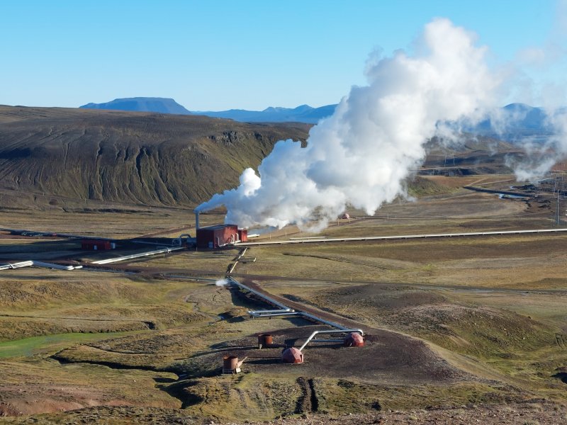 Central geotermica del volcán Krafla, Volcán Krafla, Crater Viti y Hverir -Myvatn, Norte Islandia 0