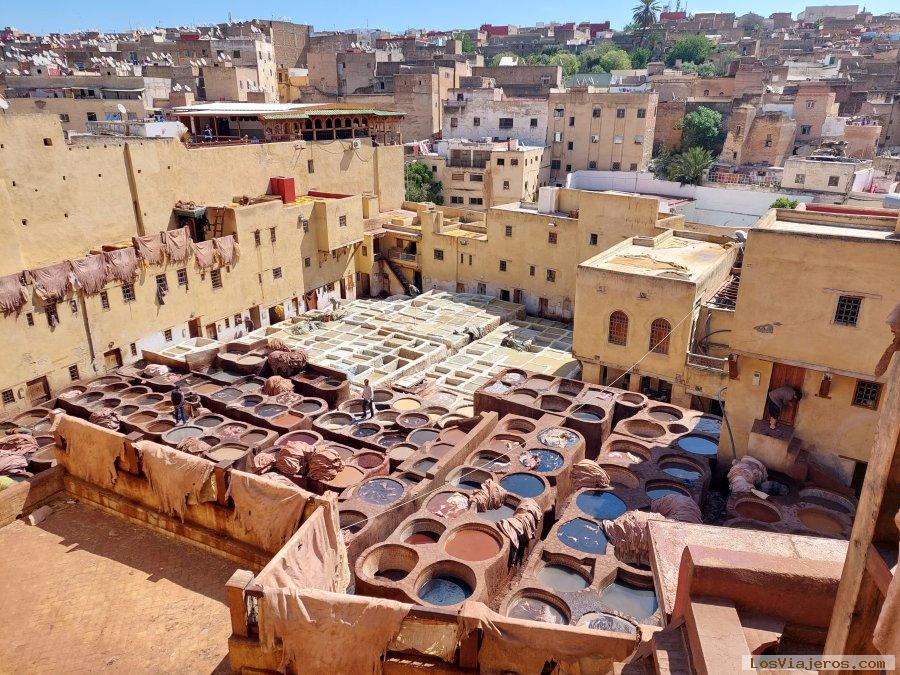 Los curtidores de Fez, Viajar a Fez: Qué Ver, Alojamiento - Marruecos 1