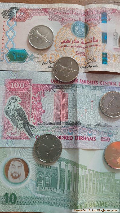 Moneda, Cambio Divisa, Tarjeta -Dubai y Abu Dhabi, Emiratos