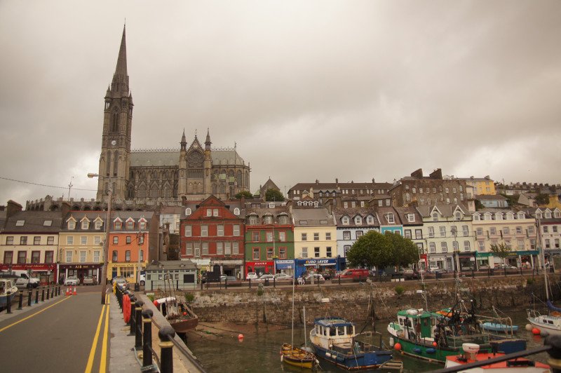 Vista de Cobh, Cobh, Cove, Queenstown - County Cork, Este de Irlanda 1