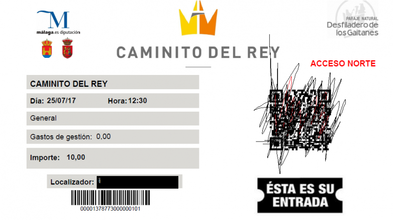 Entradas para el caminito del rey 1