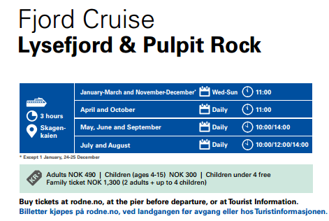 Puerto de Stavanger y Púlpito (Preikestolen): Excursiones por libre 0