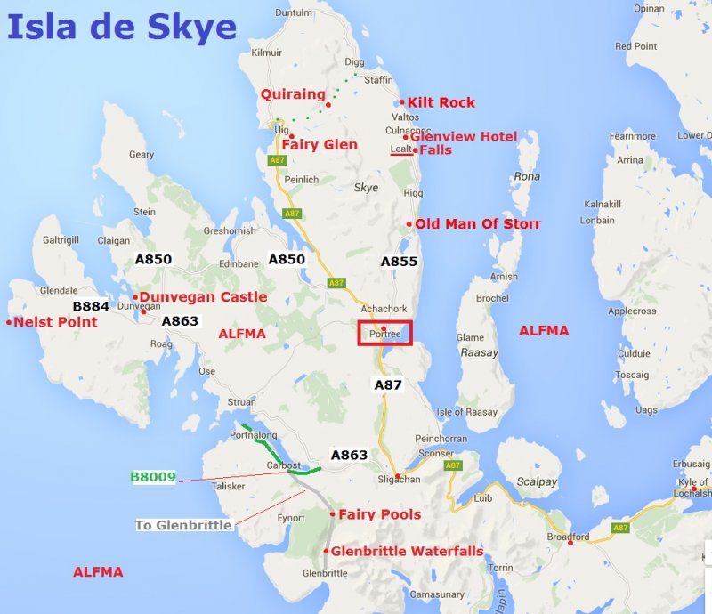 Isla de Skye: Rutas, restaurantes, senderismo - Escocia