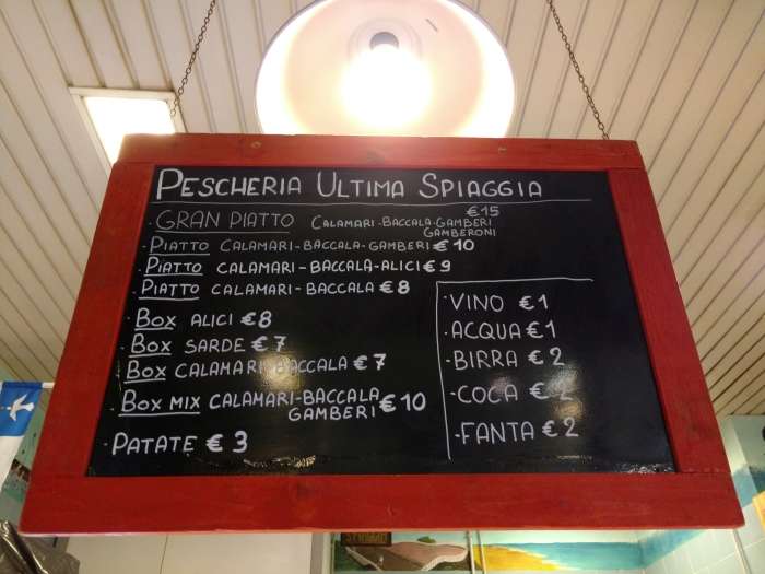 Ultima Spiaggia, Comer en Florencia: restaurantes/ pizzerías