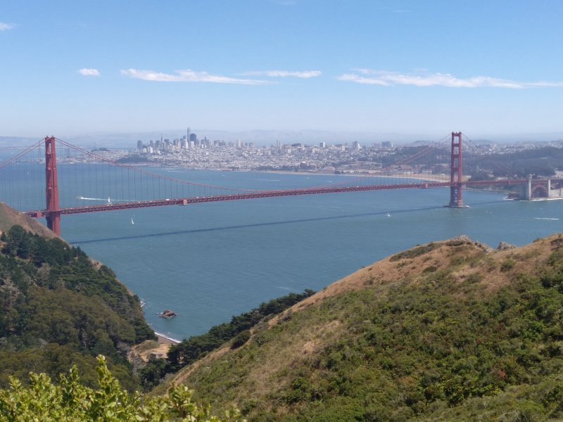 Golden Gate visto desde el lado Norte, GOLDEN GATE: fotos, vistas, recorrido (San Francisco, USA) 1