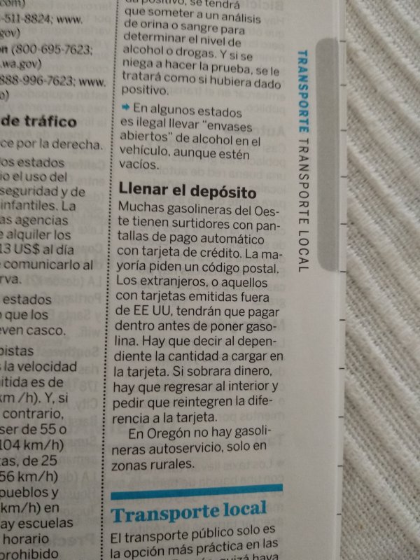 Llenar el depósito_Lonely2018, Gasolineras en USA: cómo repostar el coche, formas de pago