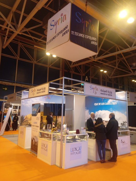 Stand de Siria en Fitur, Viajar a Siria