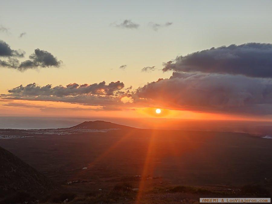 Atardecer desde Femés, Los mejores atardeceres en Lanzarote. Miradores 1