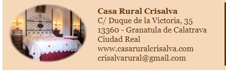 ENERO: PRECIOS ESPECIALES, CASA RURAL CRISALVA, Granátula de Calatrava, Ciudad Real