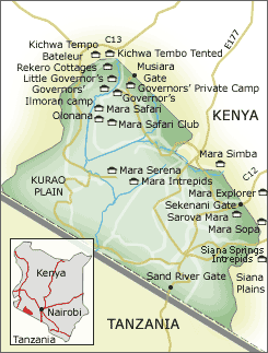 Alojamiento en Masai Mara: campamentos, lodges - Kenia 1