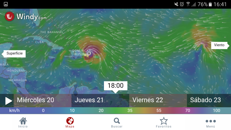 Huracan Irma:  Republica Dominicana y Caribe