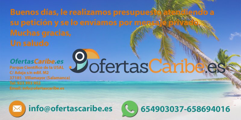 Archivo 03/05/2018 - Solicitud de ofertas para viajes al Caribe