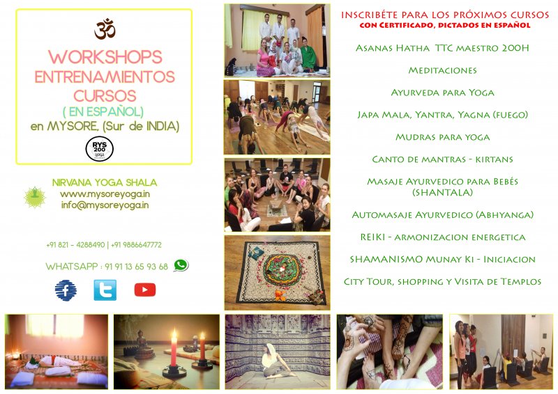 Cursos en India en español - yoga, meditacion, japa mala