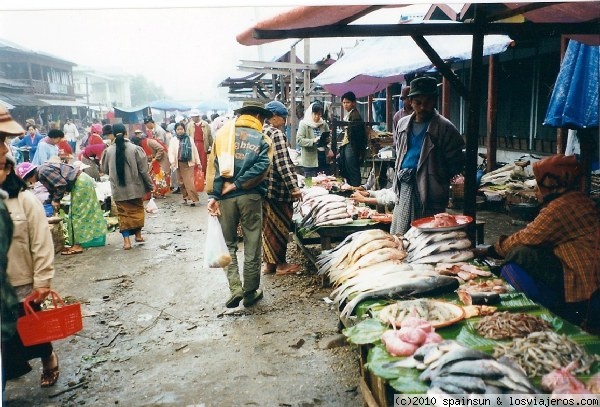 Mercado del Norte de Birmania
Mercado rural en el norte de Birmania
