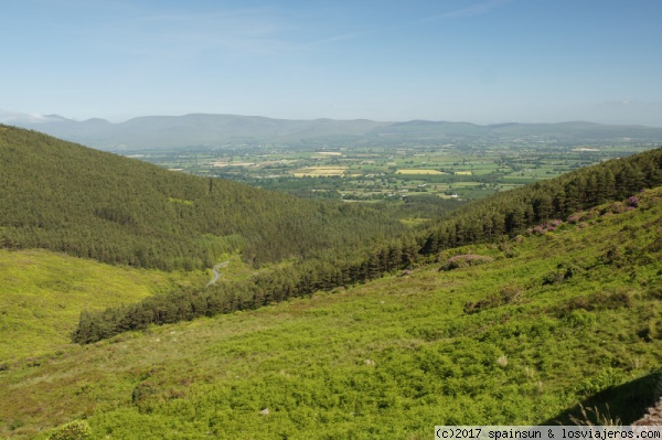 Vista del Condado Tipperary desde Knockmealdown Mountains
Paisaje de las Knockmealdown Mountains que separan los condados de Tipperary y Waterford
