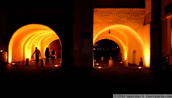 Pasadizos de noche -Sibiu- Transilvania - Rumania