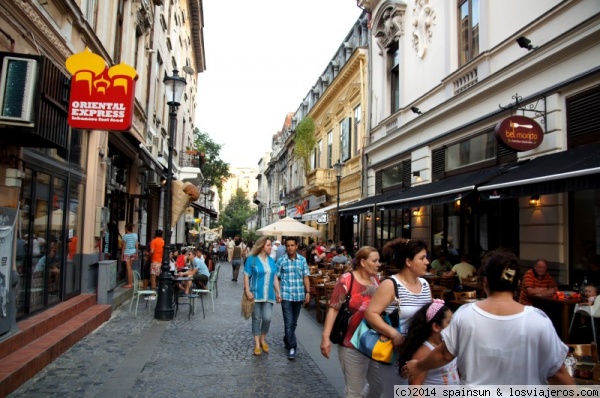 Calles del centro de Bucarest - Rumania