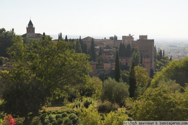 Alhambra vista desde el Generalife - Granada
Alhambra vista desde los jardínes del Generalife - Granada
