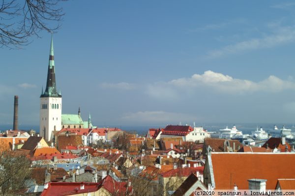 Vista de Tallin
Vista de la ciudad medieval o ciudad vieja
