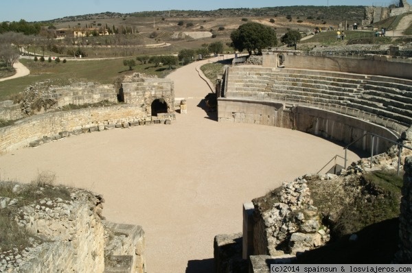 Anfiteatro romano de Segobriga
El recien retaurado anfiteatro romano de Segobriga
