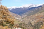 Sierra Nevada desde el barranco de Poqueira
