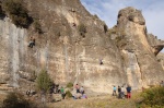 Haciendo Escalada en el río Gritos - Cuenca