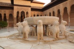 Patio de los Leones sin gente - Alhambra de Granada