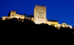 Alhambra de Granada, al anochecer