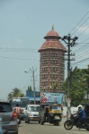 Torre de templo Sree Sankara Memorial en Kalady, Ernakulam-Kerala
India, Sur de India, Kalady, Ernakulam, Kerala