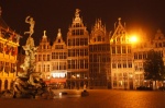 Grote Markt de noche - Amberes
Amberes, plaza, Flandes, Belgica