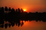 Puesta de sol en una laguna cercana a Mysore, Karnataka
India, Sur de India, Karnataka, Misore, Mysore, Atardecer, Sunset