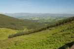 Vista del Condado Tipperary desde Knockmealdown Mountains