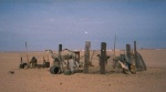 Establo de material reciclado
Campamentos Saharauis, Argelia