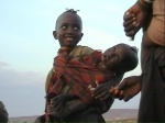 Children of the Turkana tribe Loyangalani - Lake Turkana