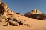 Formaciones Rocosas en el Wadi Rum
Jordania, Desierto, Wadi Rum