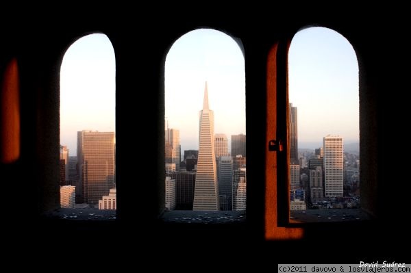 Tras la ventana
Otra de las vistas del Skyline de SFO desde La Coit Tower
