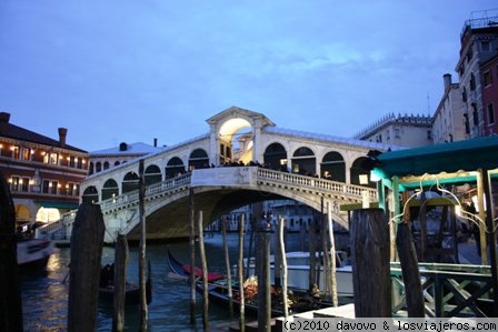 Ponte Rialto
Puente Rialto al anochecer
