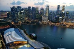 Vista del skyline de Singapur
Singapur
