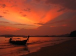 Ocaso en Ao Nang