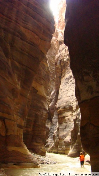 Wadi Mujib
Recorrido Siq Trail, el más sencillo de los que se realizan en el Wadi Mujib.
