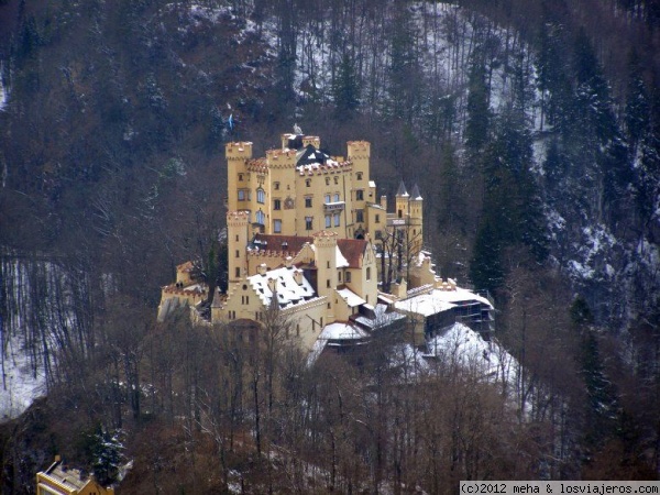 Castillo de Hohenschwangau
Uno de los castillos del rey loco. ¿Lo habré escrito bien?
