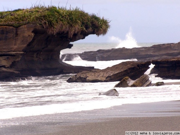 Playa en la West Coast de la isla sur - Nueva Zelanda
 - New Zealand