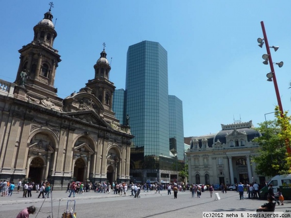 Plaza de armas Santiago de Chile
Mezcla de estilos
