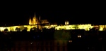 Praga: imagen nocturna del castillo