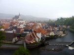 Cesky Krumlov: vista del meandro