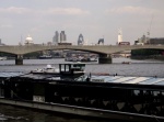 Skyline de Londres sobre el puente
