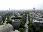 París desde lo alto de la Torre del Triunfo