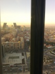 Amanece en Madrid desde las Torres de la Castellana