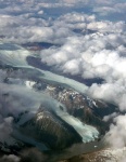 Volando sobre el Campo de Hielo Sur